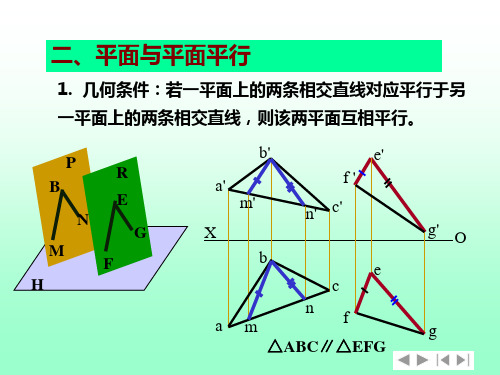 大一上画法几何总复习53页PPT