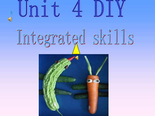 译林牛津版8A Unit4 Do it yourself Integrated skills 公开课课教学课件 (共18张PPT)