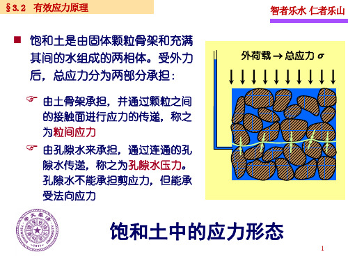 土力学-第三章-有效应力原理2、地基自重应力计算1 张丙印