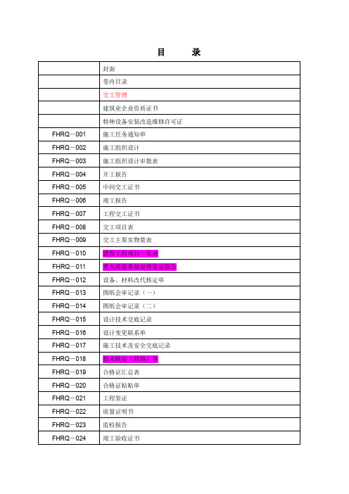 燃气竣工资料.doc