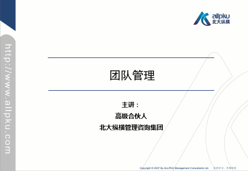 团队管理培训课件(PPT 68页)