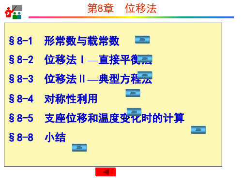 位移法知识讲解