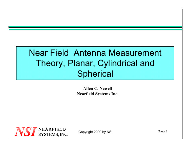 Nearfield_Antenna_Test_Theory