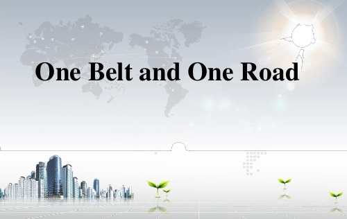 one-belt-and-one-road一带一路-英文演讲