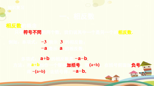 整式加减的绝对值化简完整版课件