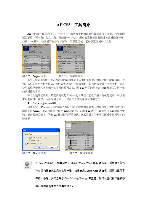 AE CS3  工具简介