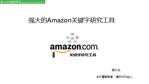 强大的Amazon关键字研究工具