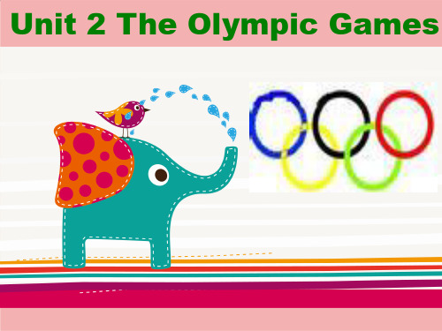 人教版高中英语 必修二 Unit2  《The Olympic Games  ---Reading》