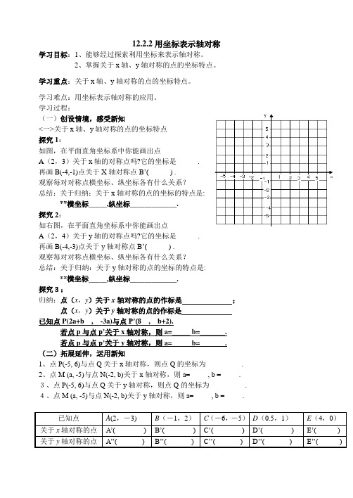 12.2.2用坐标表示轴对称a