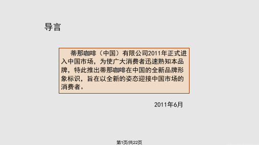 咖啡厅VI设计PPT课件