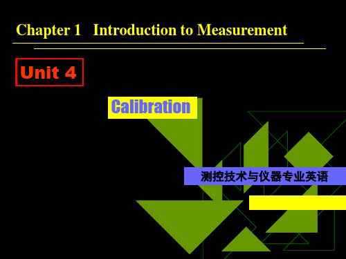 【测控专业英语】Calibration and Operating Characteristic 校准及运行特性.