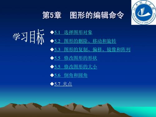 第五章 图形的编辑命令
