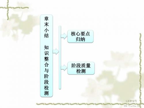 第四章 章末小结 知识整合与阶段检测概要