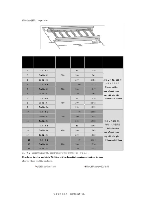 桥架规格及重量