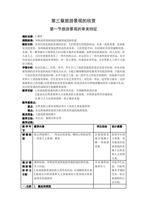 人教版高中地理选修3《第三章 旅游景观的欣赏 第一节 旅游景观的审美特性》_7