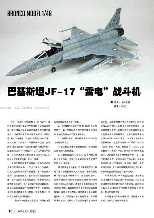 巴基斯坦JF-17“雷电”战斗机