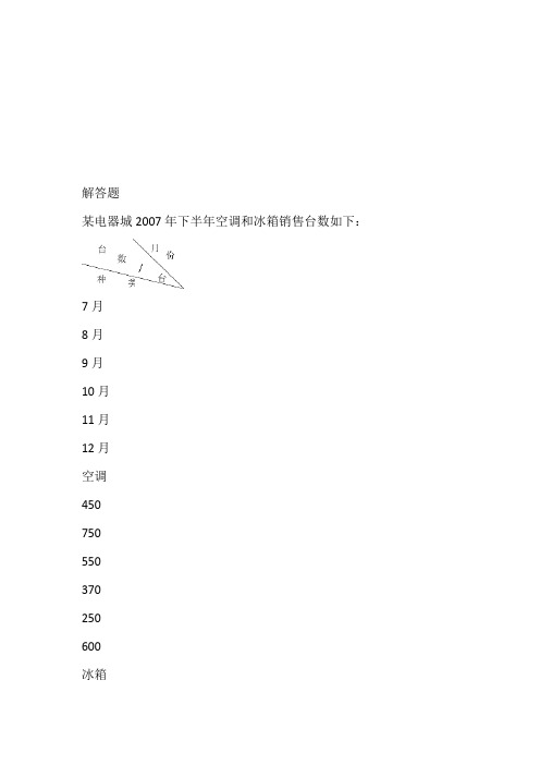 2023年苏教版数学五年级下册2.1 折线统计图练习卷