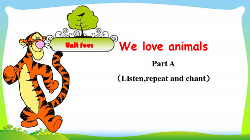 pep三年级英语上册unit4 Part A Letters and sounds-课件