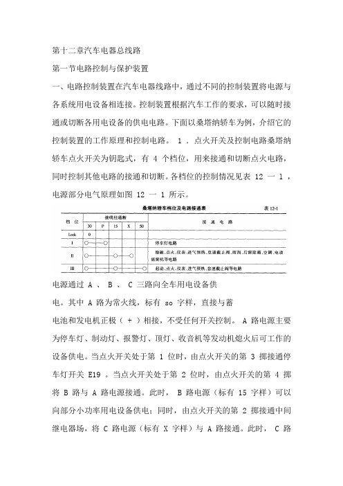 朱明zhubob汽车电气-汽车电器总线路