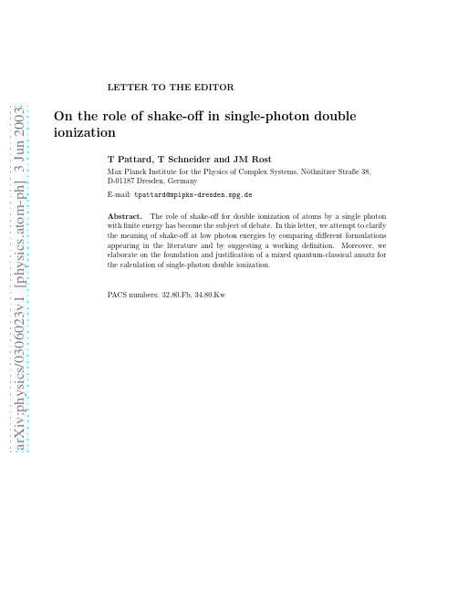 On the role of shake-off in single-photon double ionization