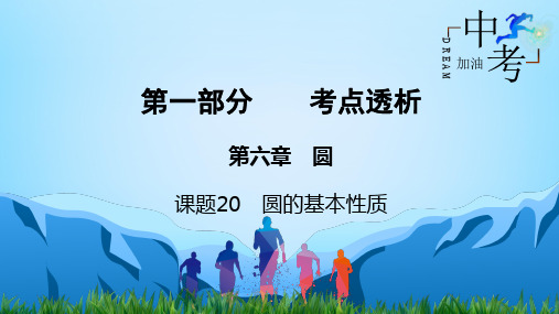 中考数学一轮复习宝典第1部分 第6章 课题20 圆的基本性质