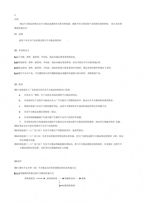 KLST-P-13不合格品控制程序