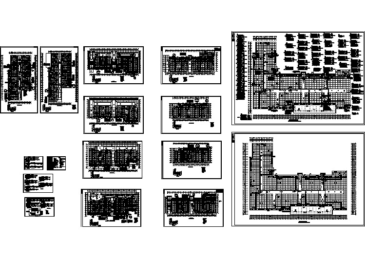 某17万平大型商场消防cad施工图纸