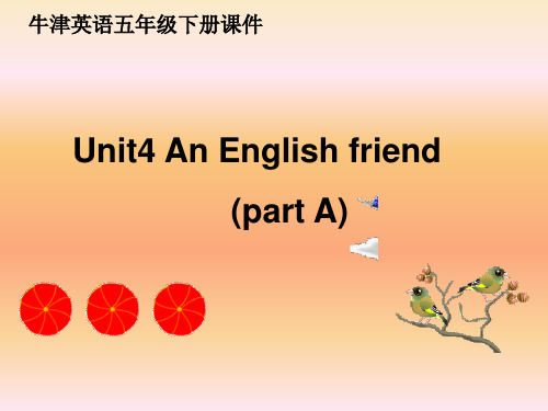 (苏教版)牛津英语五年级下册课件 un