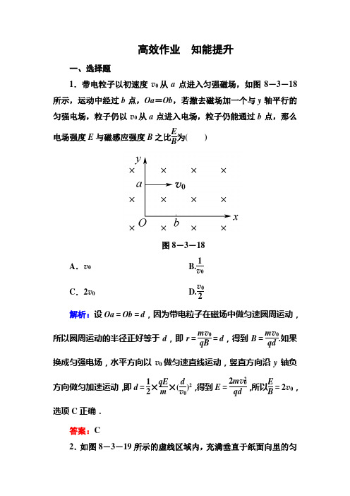 人教版高中物理必修部分第8讲A3