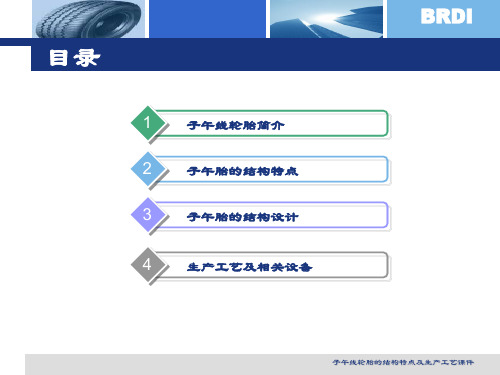 子午线轮胎的结构特点及生产工艺课件