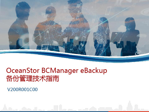 OceanStor BCManager eBackup备份管理技术指南