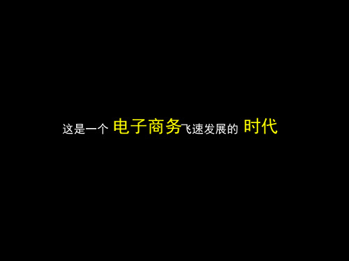 电子商务财经信息管理讲义PPT演示课件