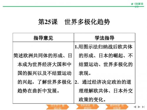 第25课 世界多极化趋势