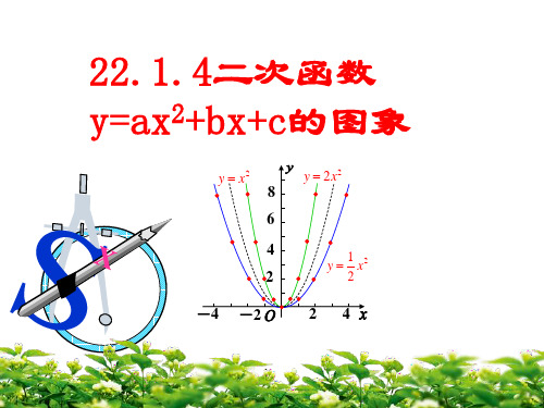 人教初中数学九上22.1.4二次函数y=ax2bxc的图象课件