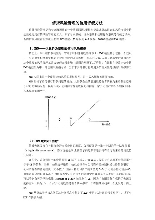 信用风险量化的4种模型