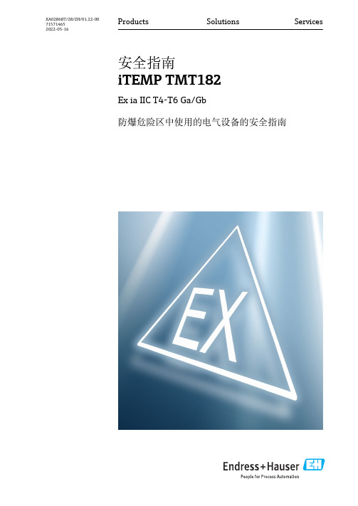 iTEMP TMT182电气设备安全指南说明书