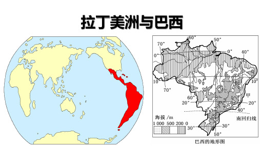 高考地理一轮复习课件专题10：拉丁美洲和巴西