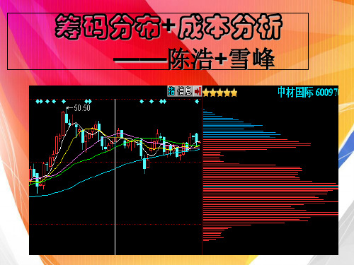 筹码分布+成本分析—陈浩+雪峰