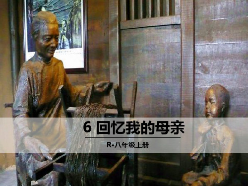 部编版八年级语文上册：6 回忆我的母亲-优质课件