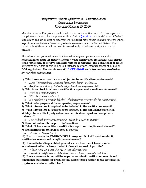 DOE Frequently_Asked_Questions Mar 16 2010