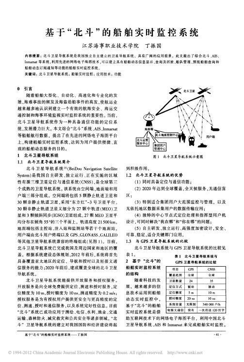 基于_北斗_的船舶实时监控系统_丁振国