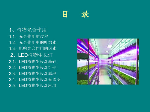 LED植物灯光学原理光谱分析