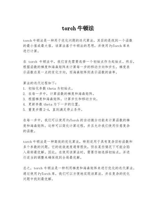 torch牛顿法