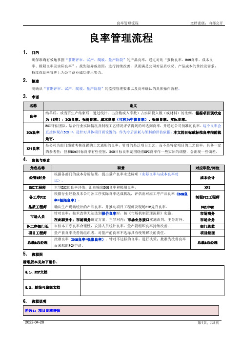 良率管理流程[规范]