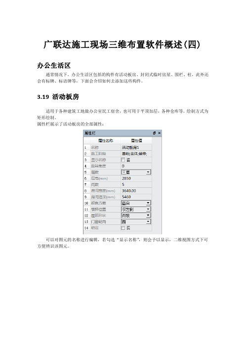 4广联达施工现场三维布置软件操作手册(四)