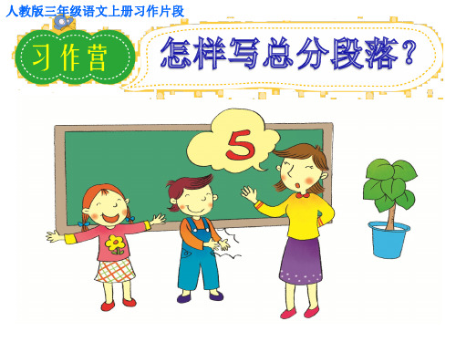 人教版小学三年级上册语文：11 秋天的雨_怎样写总分段落