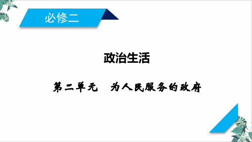 必修我国政府受人民的监督-高考政治一轮复习教学PPT课件