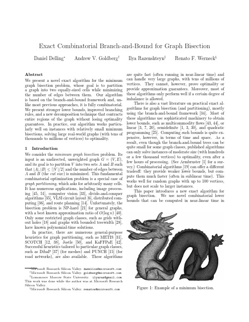 2012Exact Combinatorial Branch-and-Bound for Graph Bisection