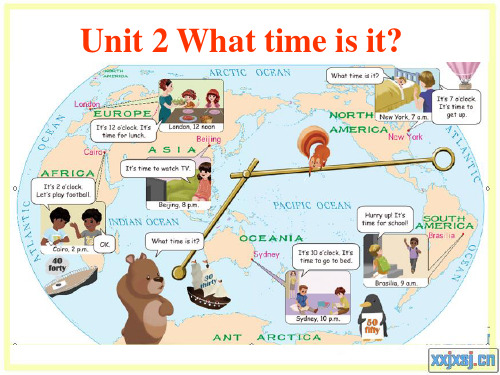 四年级英语Unit2Whattimeisit