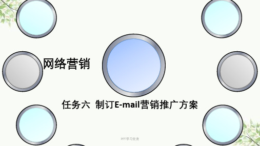 任务6-制订email营销推广的方案课件